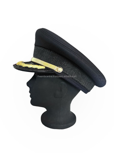 Gorras bordadas a mano de plata personalizadas, gorra de uniforme personalizada de Pakistán, sombreros y gorras - Product Image 3