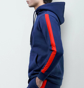 เสื้อฮู้ดดี้ผู้ชายทรงสลิมฟิตแบบเรียบหรู พรีเมียม สวมใส่สบาย ระบายอากาศได้ดี เป็นมิตรต่อสิ่งแวดล้อม รับผลิตแบบ OEM - Product Image 5