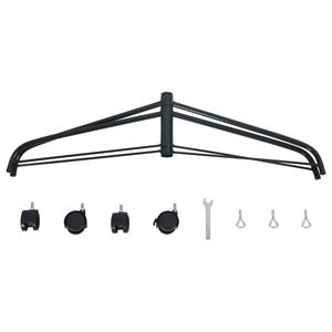 Support d'arbre de Noël 2x2x1 pi avec roues Produit accessoire - Product Image 3