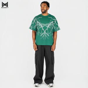 เสื้อยืดวินเทจทรงโอเวอร์ไซส์ ผ้าหนา ซักย้อมสีแบบแอซิดวอช สตรีทแวร์ คอริบหนา  ไม่มีลาย  รับสกรีนลายตามสั่ง ผู้ผลิต MAANIFY - Product Image 3