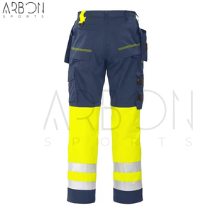 Newest Durable Industrial Good Seller New Trendy OEM ODM Service Heavy Duty Navy Blue Work Safety Pants For Wholesale Rate - Product Image 2