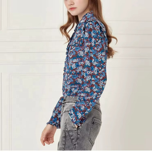 Blusas Casuales de Verano 2026 con Estampado Floral Vintage, Manga Larga, Elegantes, para Mujer Joven, Fabricantes de Ropa Femenina, Personalizadas - Product Image 4