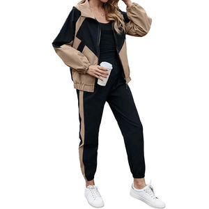 Nuevo Conjunto Deportivo Casual de 2 Piezas para Hombre, OEM, Personalizado, de Alta Calidad, con Paneles en Contraste, 100% Algodón Orgánico, Resistente al Viento y Reversible - Product Image 2