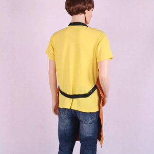 Premium Quality Heavy-Duty Abrasion-Resistant Construction Welding <b>Apron</b> Cowhide Split <b>Leather</b> Cotton Sleeveless Workwear - Product Image 6