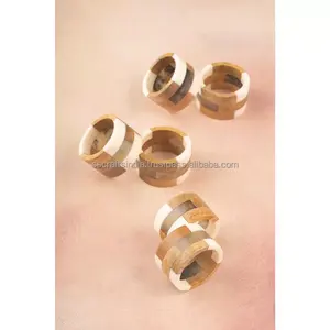 Servilletero de Madera y Resina Hecho a Mano para Bodas, para Cantina, Mesa de Cocina, Lujoso, Elegante, Ecológico, en Existencia, Alto Estándar - Product Image 4