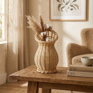 VASO REDONDO DE RATÁN 8 HANDICRAFT - Product Image 5