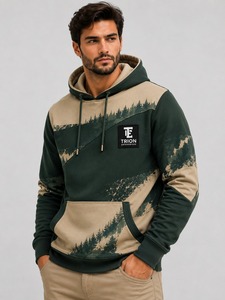 2026 High Quality Men Printed Hoodie Soft Breathable Streetwear <b>Sweatshirt</b> For Casual Travel <b>Gym</b> And Everyday Comfort OEM 2026 - Product Image 5