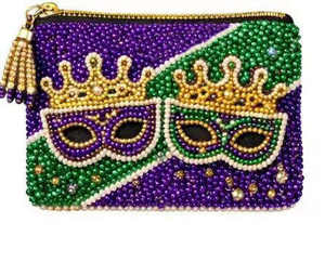 Porte-monnaie géométrique portable pour femme en toile, fait main, écologique, résistant à l'eau, durable, avec fermeture éclair - Product Image 5