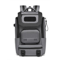 Sac à dos de randonnée Bagnex B4539 Fashion antivol, imperméable, en nylon Oxford, avec fermeture éclair, 20-36L, léger, pour trekking et camping