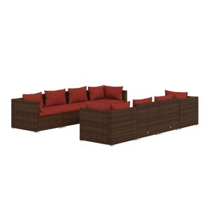 Set Lounge da Giardino Marrone - Product Image 2