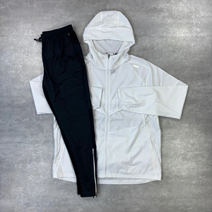 Contrast Panel Men’s Windbreaker Tracksuit Fashionable Sporty Lifestyle Wear - Product Image 5
