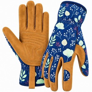 Factory Made Breathable Flowers Sublimation <b>Gardening</b> Gloves Comfortable for Adults Good Quality Hand Safety <b>Gardening</b> Gloves - Product Image 2
