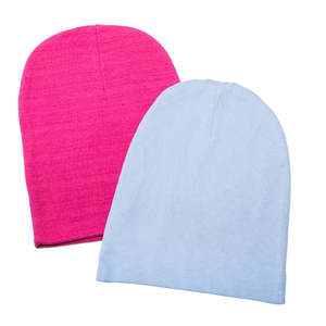 Thermal <b>Wool</b> Blend Jacquard <b>Beanie</b> <b>Hat</b> Double Layer Fleece Lined Warm Winter Outdoor Use Unisex Stretch Fit Solid Pattern - Product Image 2