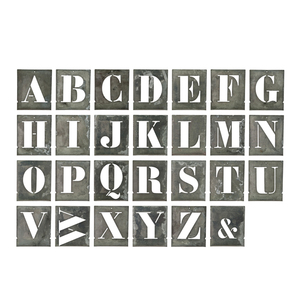 Cadre mural en fil de fer avec lettres de l'alphabet de A à Z - Product Image 4