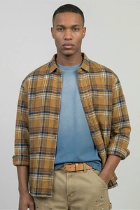 T-shirt Homme Oversize Bleu Col Rond Manches Courtes 100% Coton Tricoté Coupe Décontractée Anti-Plis - Product Image 2