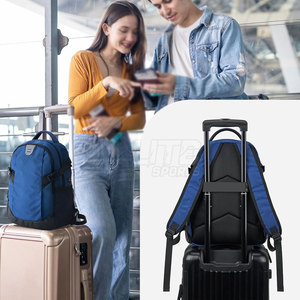 High Quality Lightweight Spacious <b>Storage</b> Comfortable Carry Travel Backpack Zipper Waterproof <b>USB</b> Charging for Business Trips - Product Image 5