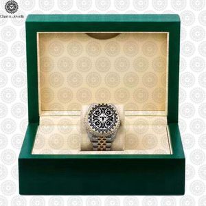 Reloj Charm_Jewells de Lujo, Acero Inoxidable, Caja Redonda de 38mm, Cuarzo Analógico, Bisel con Diamantes, Unisex, Moda - Product Image 3