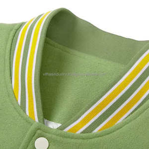 High Quality Men's <b>Slim</b>-<b>Fit</b> College Varsity <b>Jacket</b> Stylish Fashion-Design Basketball Varsity <b>Jackets</b> with Embroidered Technic - Product Image 3