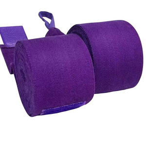 Cotton Durable Boxing Hand <b>Wraps</b> in Yellow Red Blue White <b>Black</b> for Gym Training Comfortable Fit All Seasons Use - Product Image 1