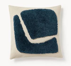 Funda de Cojín Hecha a Mano de Lana de Estilo Marroquí, Funda de Almohada de Yute para Decoración, Funda de Almohada 100% Lana Anudada a Mano - Product Image 2