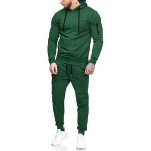 Survêtement en molleton ultra doux 340 GSM pour homme, sweat-shirt à demi-zip et pantalon, logo thermosoudé, bleu roi, vêtements de sport d'hiver - Product Image 1