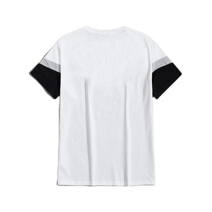 เสื้อยืดคอกลมผู้ชายสีสันตัดกันรุ่นล่าสุด เสื้อผ้าผู้ชาย เสื้อยืดแขนสั้นสำหรับฤดูร้อน - Product Image 2