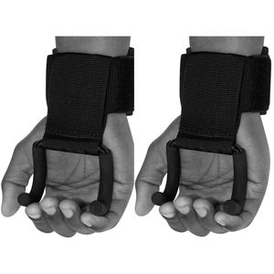 OEM ODM Pro Fitness Weight Training Metal Hook Hand Grips Adjustable Wrist Wrap Support Straps Lifting Power Hooks - Product Image 4