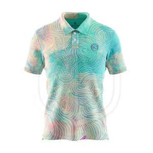 Chemises polo personnalisées en polyester 100% fabriquées directement en usine, design coupé-cousu sur mesure - Product Image 2