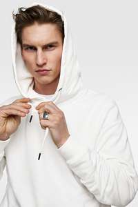 Sudadera con Capucha de Cachemira al por Mayor para Hombre, 280-360 gramos, Sudadera Lisa para Hombre, Sudadera Blanca Cómoda - Product Image 5