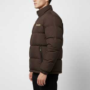 Men's Quilted Puffer Jacket Hooded Winter <b>Coat</b> Custom Logo Private Label Manufacturer Men's Winter Puffer Jacket - Product Image 3