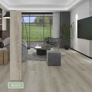 Vente directe d'usine, revêtement de sol en vinyle SPC de luxe de couleur marron à l'aspect bois pour la décoration intérieure d'hôtel, 1220*182 mm à bas prix - Product Image 6