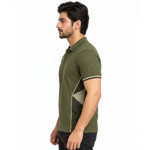 Classic men polo shirt featuring breathable construction comfortable <b>fitting</b> and timeless styling for versatile fashion - Product Image 3