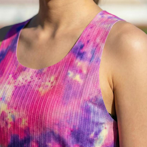 Débardeur de course Marathon personnalisé respirant sans coutures pour femme, maillot de basket tricoté pour la course - Product Image 4