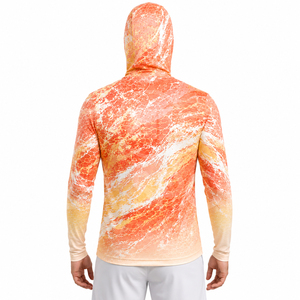 Hoodie de pêche respirant, maillot de pêche personnalisé, chemise de pêche performante, vêtements de pêche anti-UV pour l'extérieur - Product Image 2