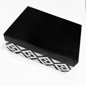 Pièces d'incrustation d'os MDF en bois incrusté de bleu pour la décoration de table Boîtes à bijoux faites à la main avec fabrication et fournisseur indiens - Product Image 4