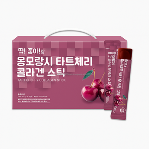 ทาร์ตเชอร์รี่คอลลาเจนเยลลี่สติ๊ก60ซองคอลลาเจนปลาโมเลกุลต่ำเกาหลี - Product Image 1