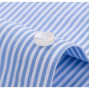 High End <b>Men</b>’s <b>Dress</b> Shirt Long Sleeve 100% Cotton Anti Wrinkle Business Professional Shirt Ready to Wear - Product Image 6