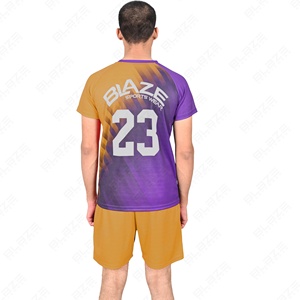 เสื้อเจอร์ซีย์ฟุตบอลแห้งเร็วของผู้ชายเสื้อฟุตบอลชุดเครื่องแบบพิมพ์ซับลิเมชันสำหรับชุดฟุตบอล - Product Image 2