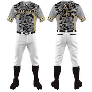 OEM High Quality Custom Unisex <b>Baseball</b> Uniform <b>Set</b> Breathable Quick Dry Plus Size Sublimation Printed Team Wear Short Sleeve - Product Image 1