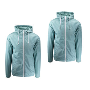 El mejor material utilizado: tela 100% nailon poliéster. Chaquetas cortavientos ligeras para hombre. - Product Image 5