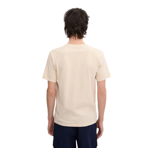 T-shirt uni à col rond et manches courtes pour homme, coupe classique, jersey naturel, épaules droites, personnalisable, OEM, vente en gros, exportation de vêtements - Product Image 2