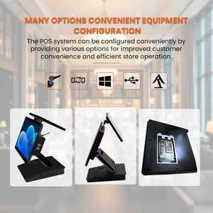 Sistema POS de 15.6 Pulgadas J6412/i3/i5 con Windows 11, Pantalla Táctil PCAP de 9H de Dureza, Multitáctil de 10 Puntos, Caja <span class=keywords><strong>Registradora</strong></span> Todo en Uno - Product Image 4