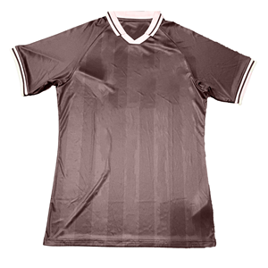 Camiseta de Manga Corta con Cuello en V para Hombre, Color Morado Sólido, Corte Regular, Ribete en Contraste, Estilo Casual, 100% Poliéster Tejido - Product Image 2