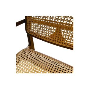 Midcentury Modern Wood Yiro Living Room <b>Chair</b> With <b>Cane</b> Seat And Back Handmade Solid Back Leisure <b>Chair</b> For Home Furniture - Product Image 6