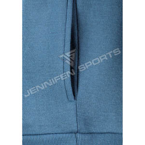 Sudadera con Capucha de Alta Calidad para Hombre, Mezcla de Poliéster/Algodón, Estilo Urbano, Gruesa, Invernal, Lisa, Teñida - Product Image 5