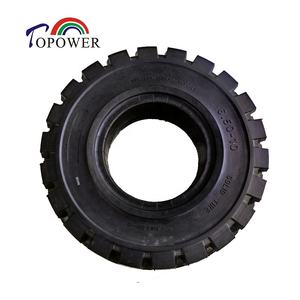 Neumático sólido Topower para montacargas, rueda de goma de 6.5-10 pulgadas para montacargas eléctricos - Product Image 1