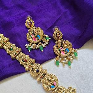 Ram Kalyan Long Necklace Set-Fashion Jewelry - Product Image 4
