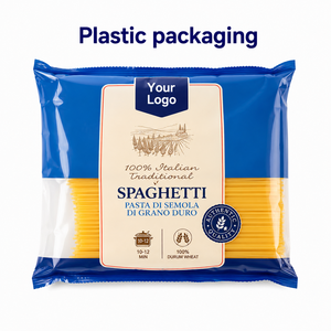 Emballage plastique durable à trois soudures OEM ODM pour sachets de vermicelles secs, fabriqué par un fournisseur de PE, sacs personnalisés imprimés en gros - Product Image 1