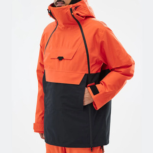 Chaqueta de Esquí Unisex Mon-tecc 2026, Color Borgoña/Negro, Talla Grande, Transpirable, Ligera, Impermeable 10,000mm, para Exteriores - Product Image 5