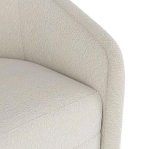 Sillón Nórdico Moderno Ecológico Plegable Tapizado en Terciopelo con Estructura de Madera para Sala de Estar y Oficina en Casa, Silla Giratoria Decorativa - Product Image 3